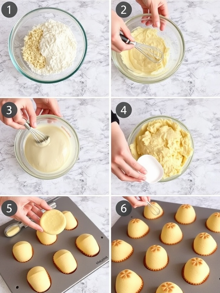 recette des madeleines preparation