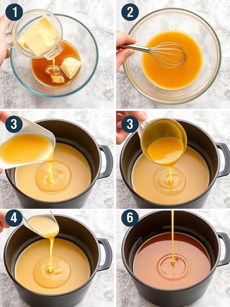 caramel beurre salé preparation