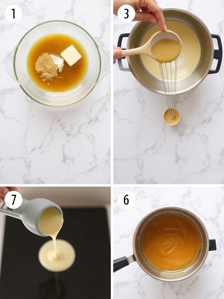 caramel beurre salé preparation