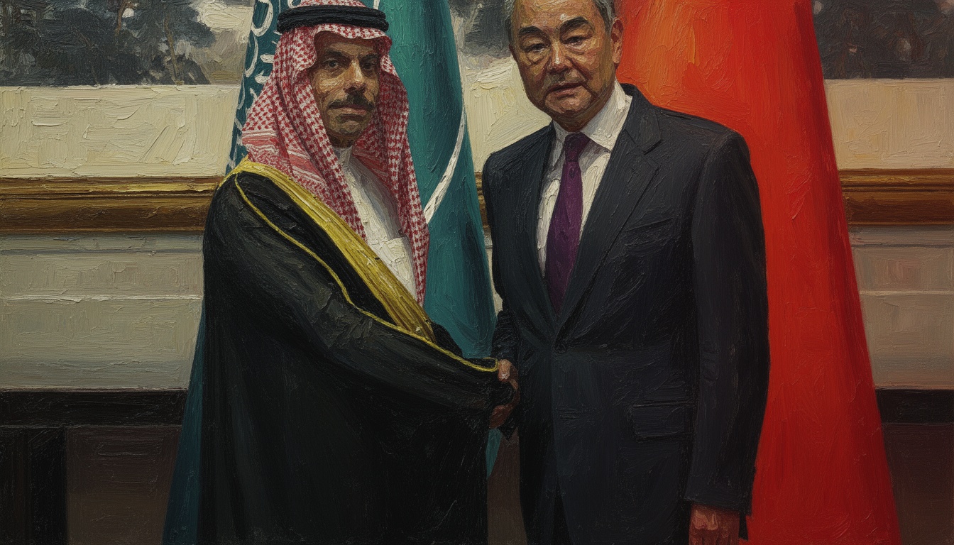 China's Wang Yi Supports Middle East Negotiations with Saudi Diplomats