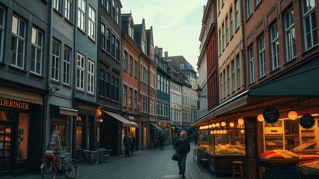 Street life in Hamburg