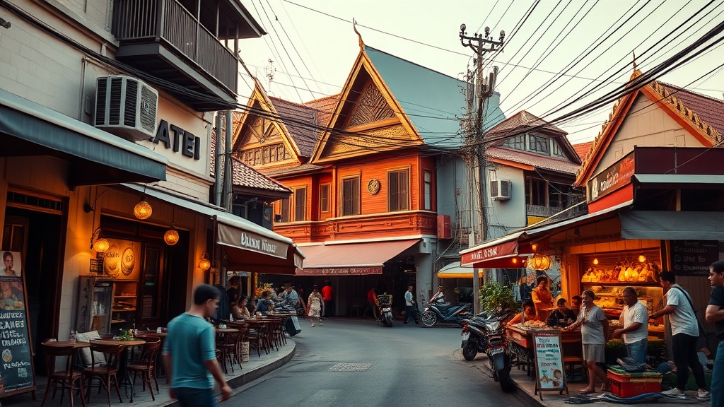 Street life in Bangkok