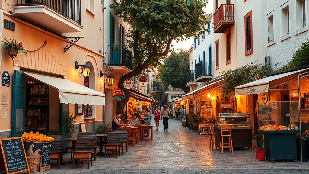 Street life in Ibiza