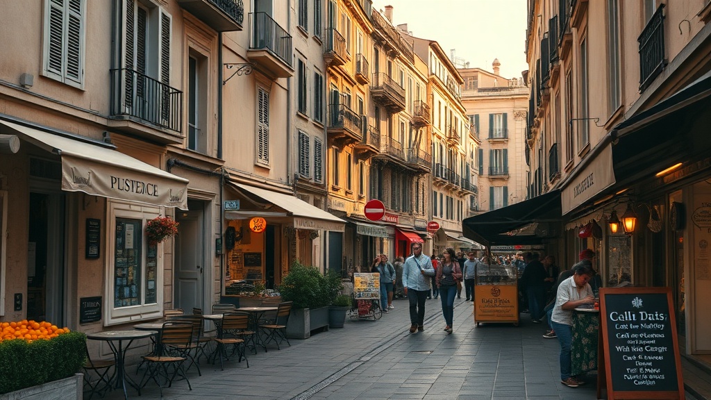 Street life in Marseille
