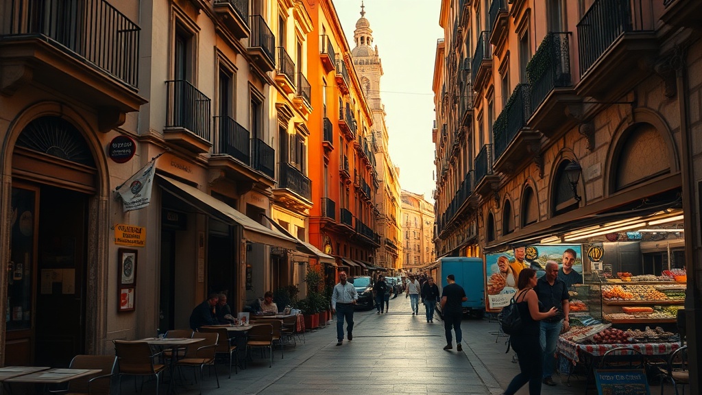 Street life in Valencia