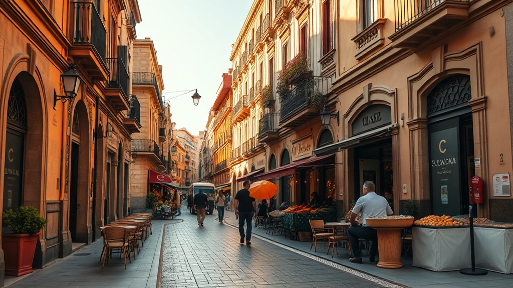 Street life in Seville