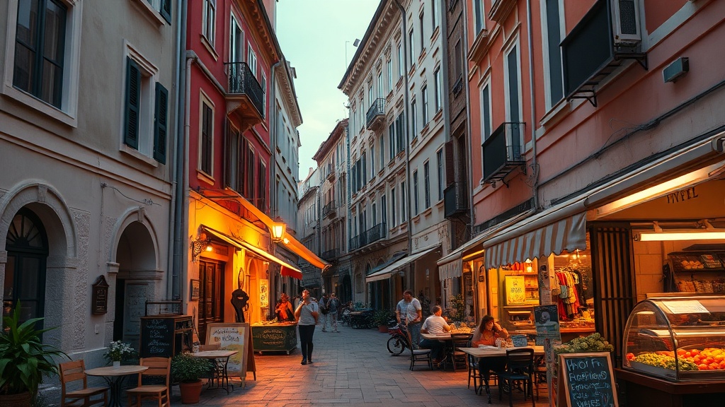 Street life in Split