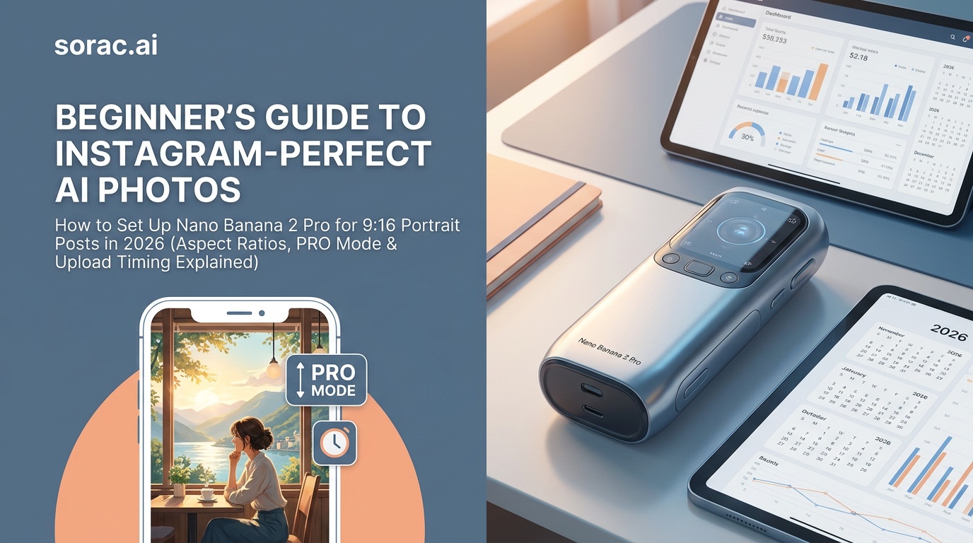 Beginner's Guide to Instagram-Perfect AI Photos: How to Set Up Nano Banana 2 Pro for 9:16 Portrait Posts in 2026 (Aspect Ratios, PRO Mode & Upload Timing Explained)