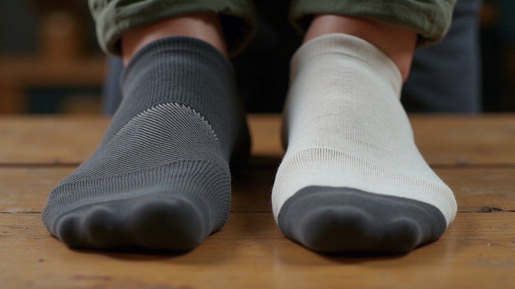 Comparativa de calcetines finos de verano para hombre: con panel de malla vs algodón liso