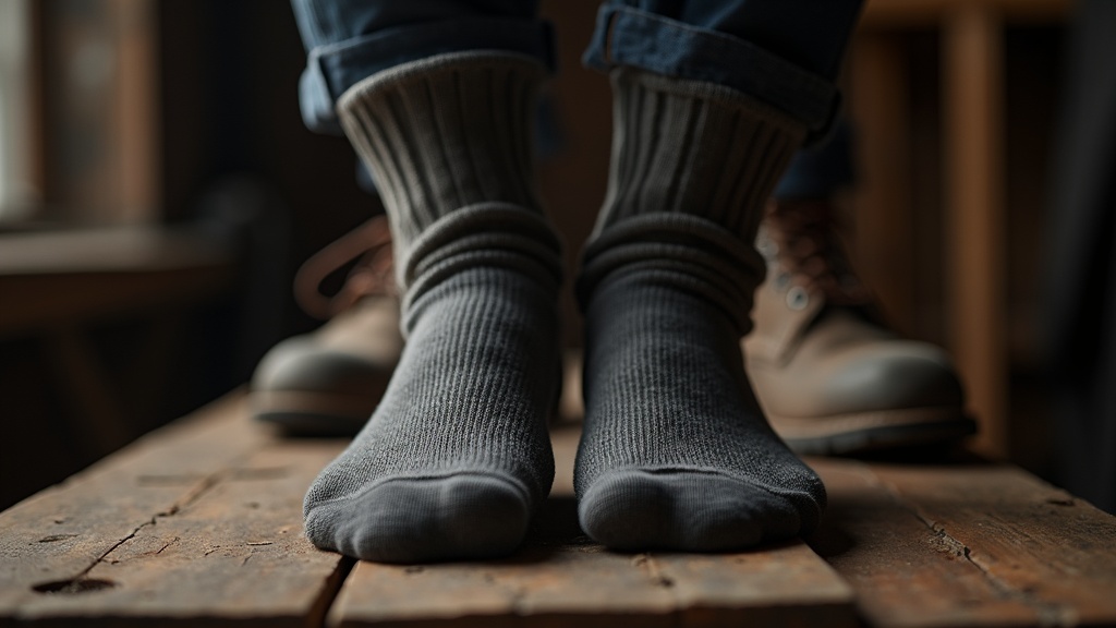 Calcetines merino vs sintéticos para trabajo en clima extremo