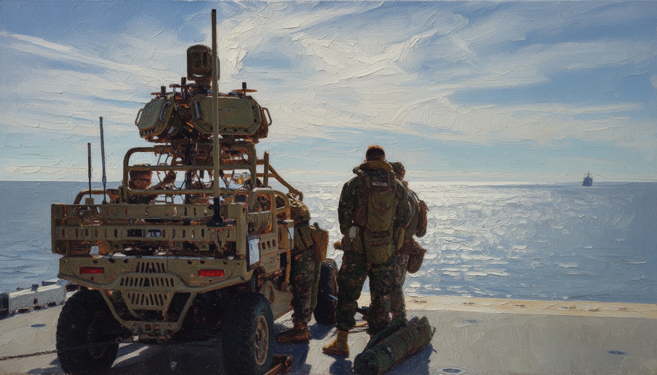Marine Corps Awards Contract for Autonomous Ground Vehicle