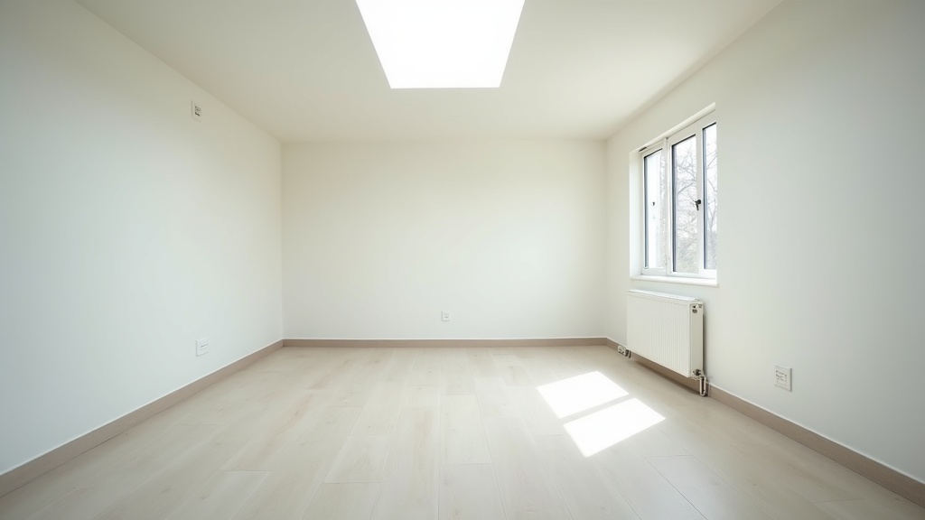 Bare rental apartment before decorating