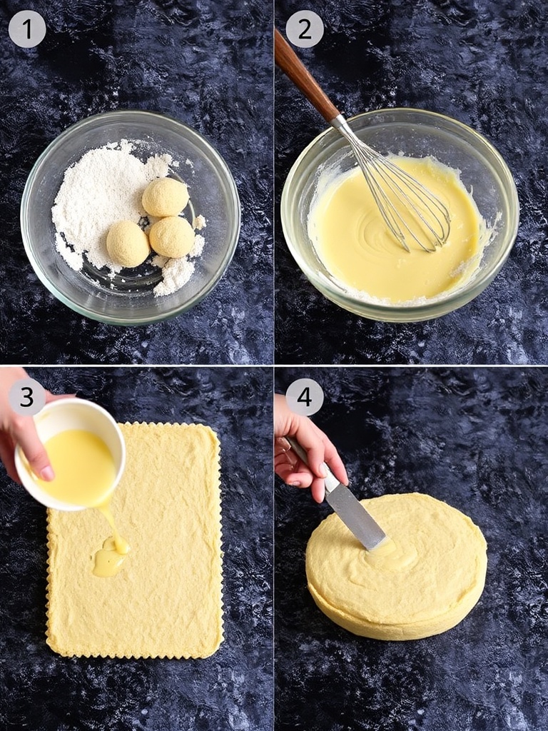 recette du financier preparation
