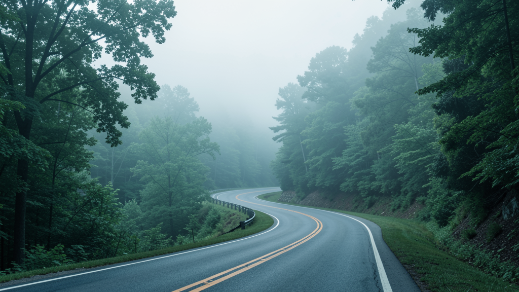 Blue Ridge Parkway road