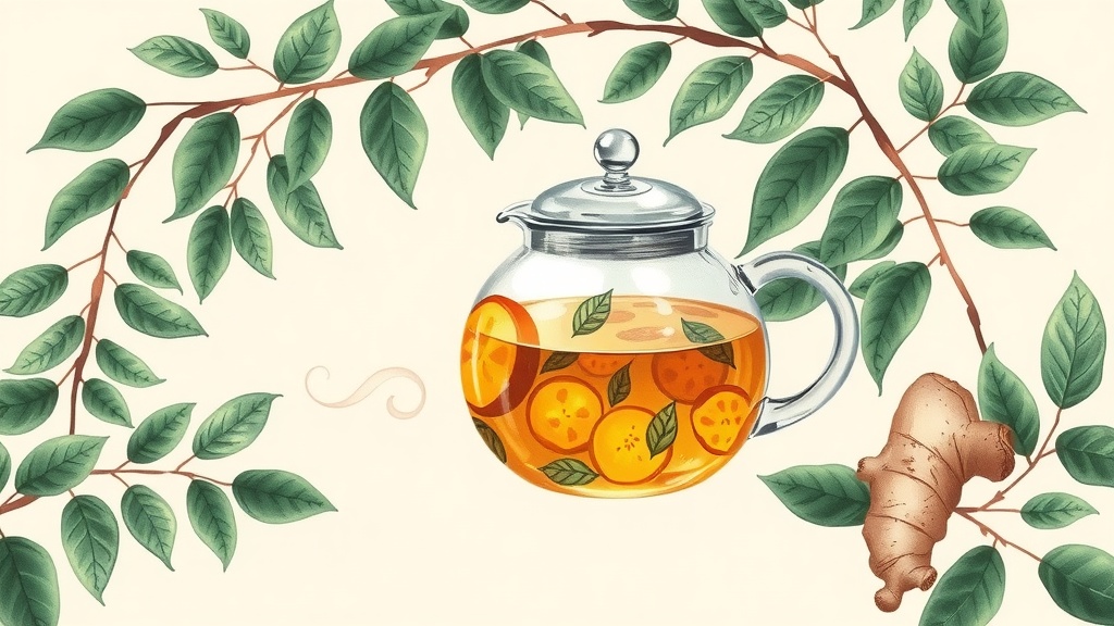 Chá de Gengibre e Cúrcuma: Anti-inflamatório Natural