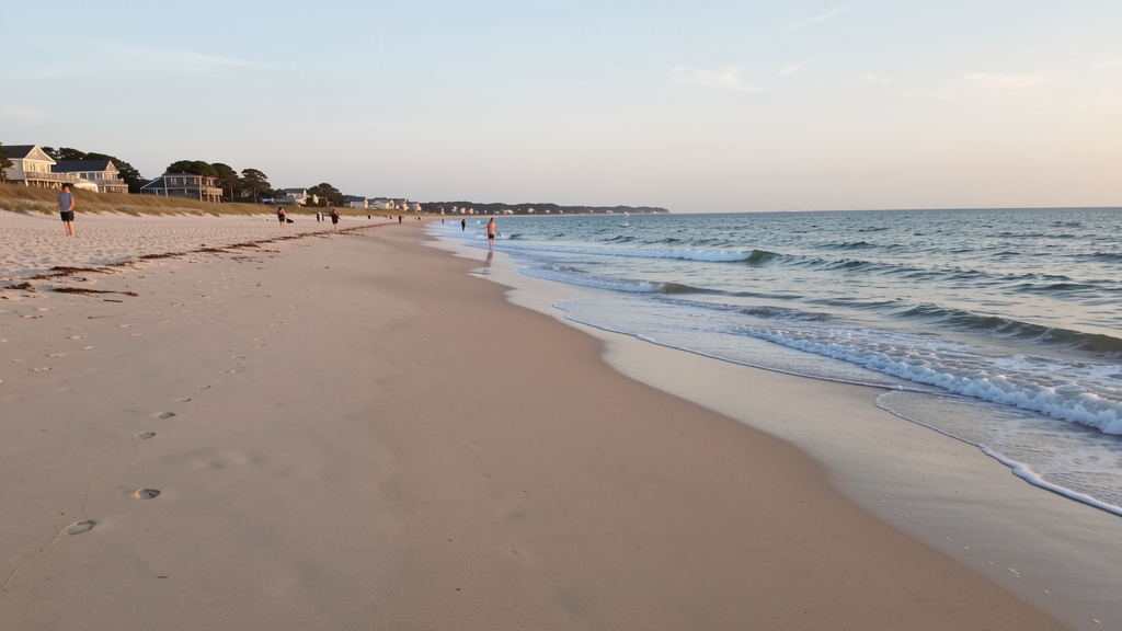 Quiet beach in Duck NC
