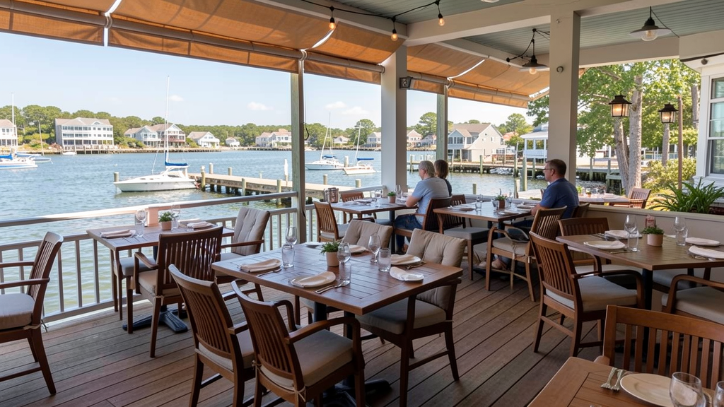 Waterfront restaurant in Duck NC