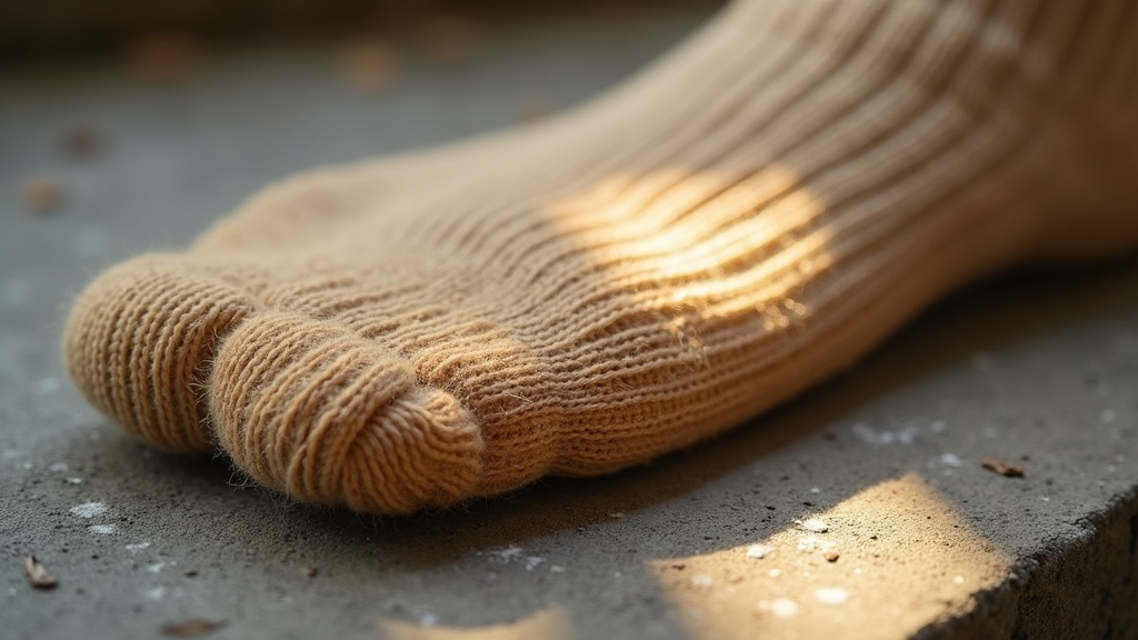 Merino wool cushion weave macro close-up showing dense loop structure