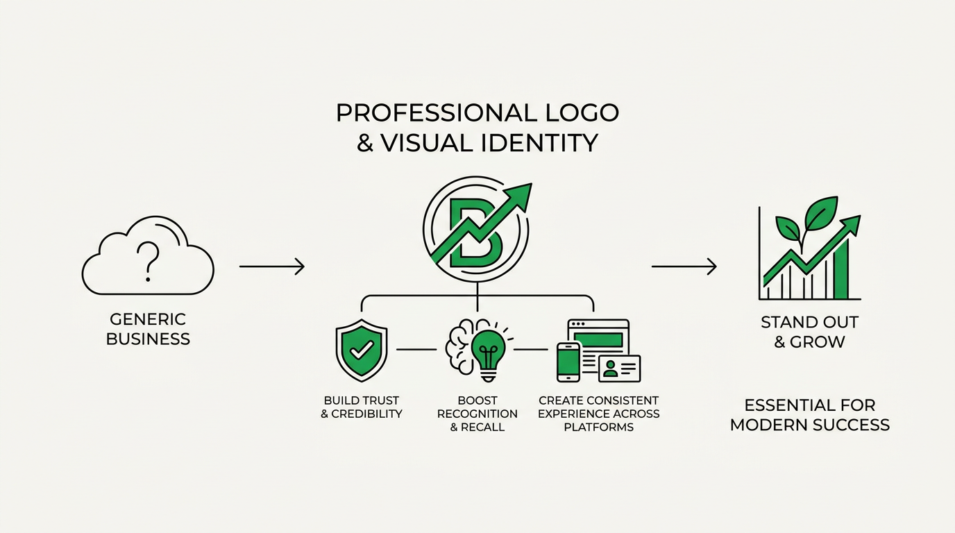 Why Your Online Business Needs a Professional Logo and Visual Identity More Than Ever