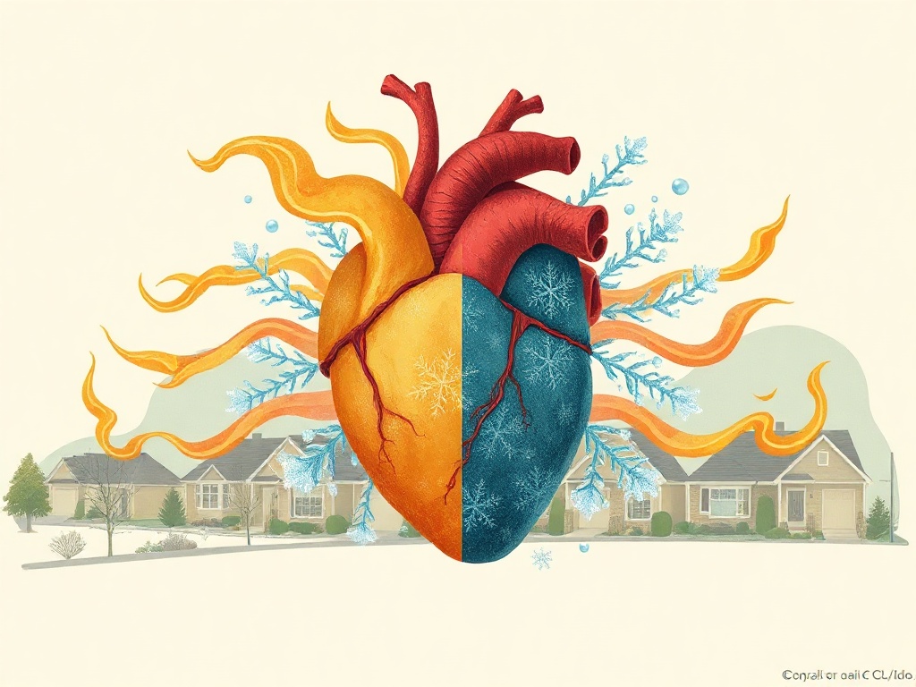 Image for Extreme Temperatures Trigger Heart Attacks, Strokes via Six Distinct Biological Pathways