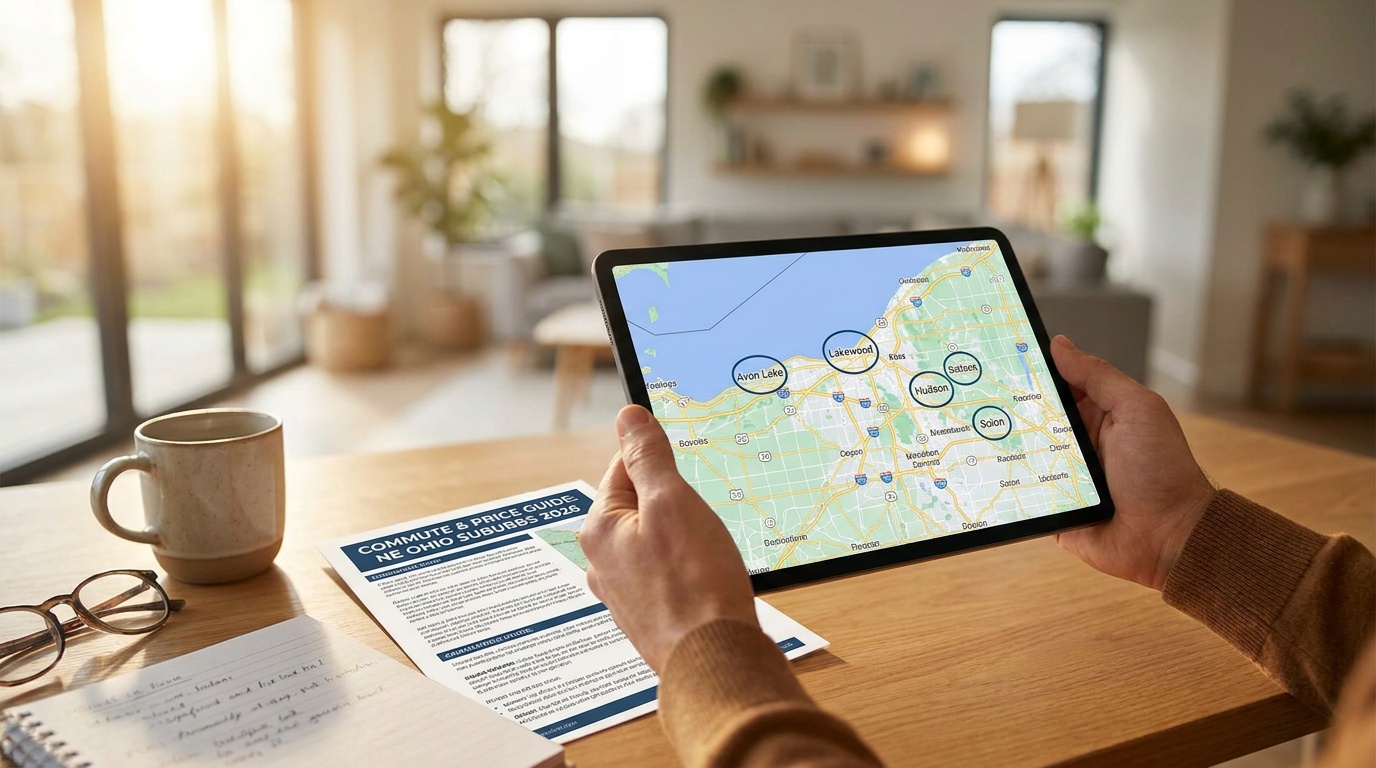 Relocating to Northeast Ohio in 2026: How to Compare Suburbs by Commute, Price, and Housing Stock