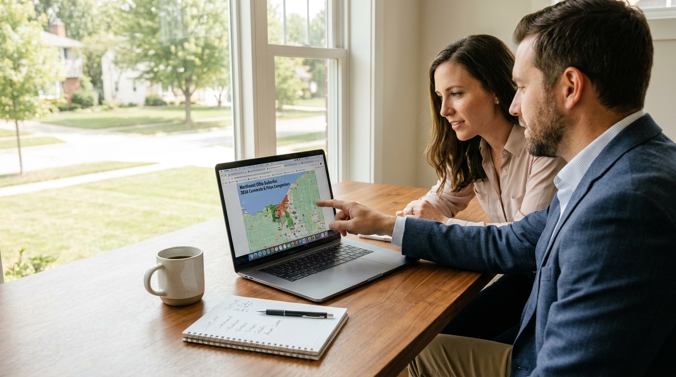 Relocating to Northeast Ohio in 2026: How to Compare Suburbs by Commute, Price, and Housing Stock