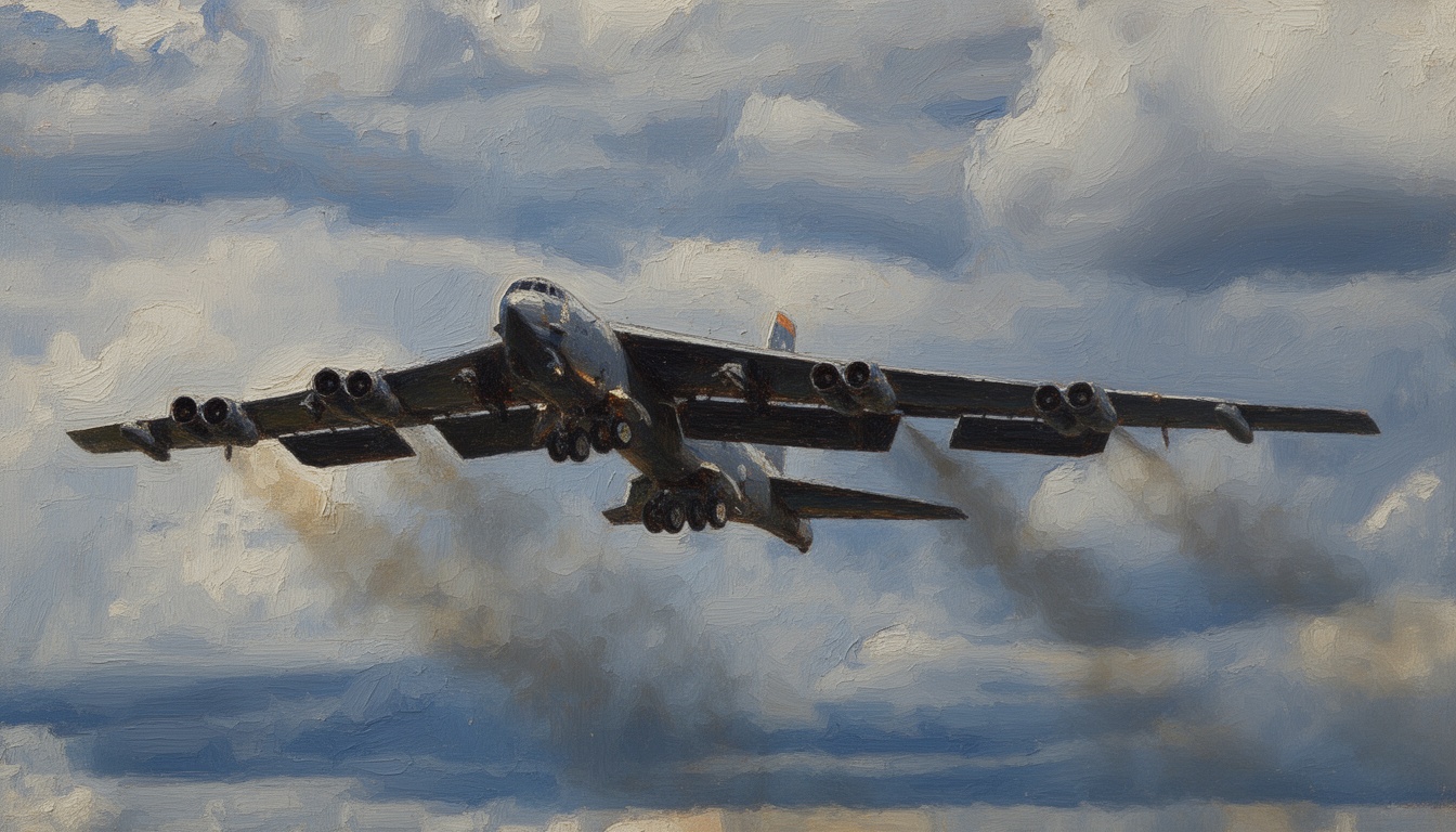 B-52 Stratofortress Bombers Depart England After Iran Deployment