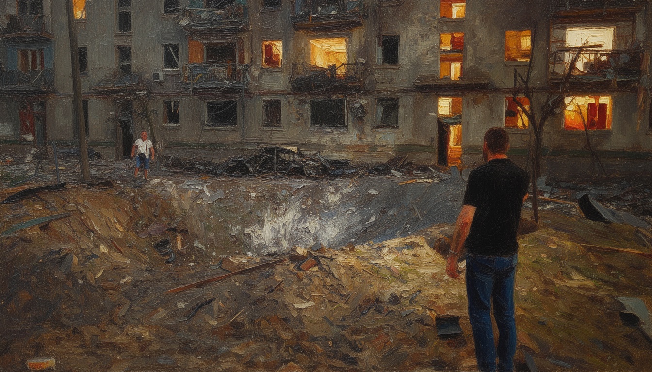 Russian Missile and Drone Strikes Hit Kyiv, Causing Casualties