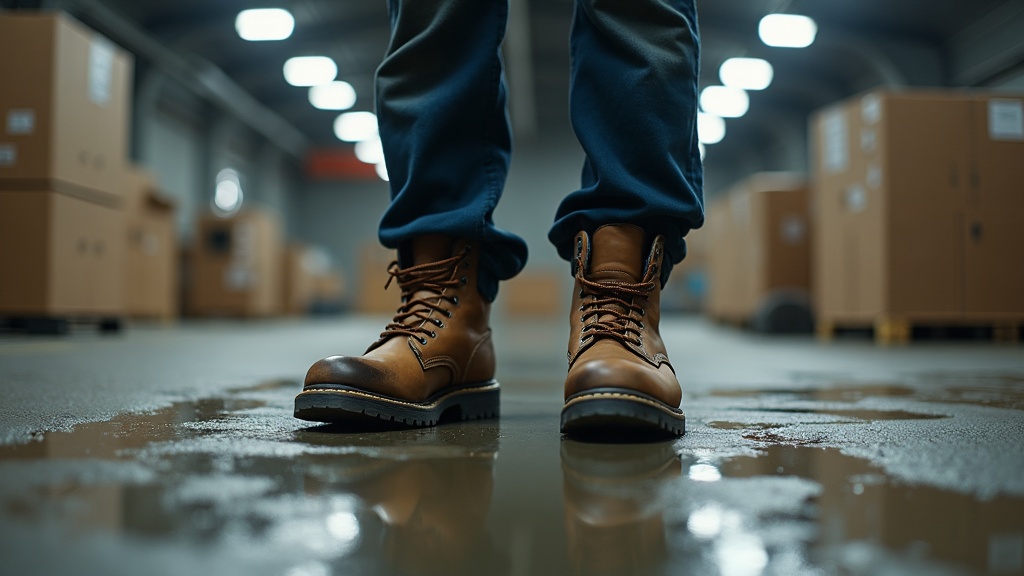 Calcetines finos para pies que sudan dentro de botas de trabajo