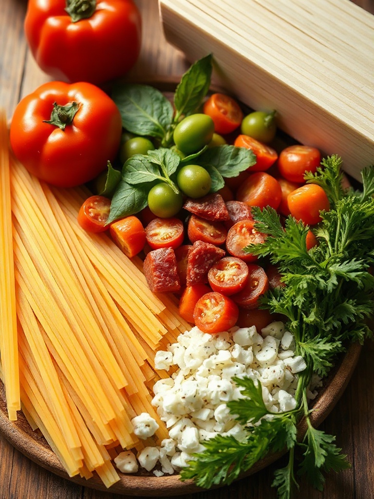 courge spaghetti ingredients