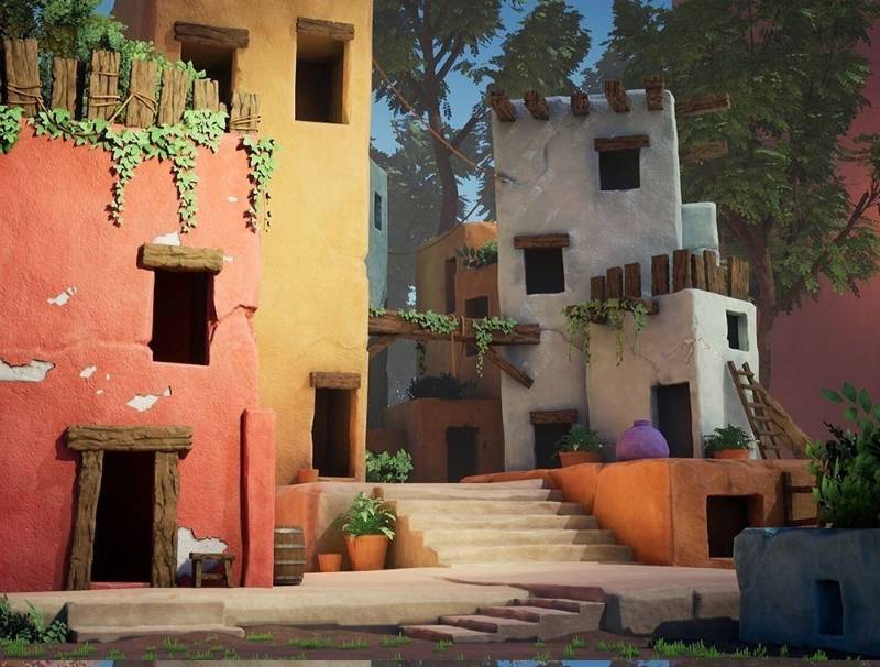 adobe house — free 3D model