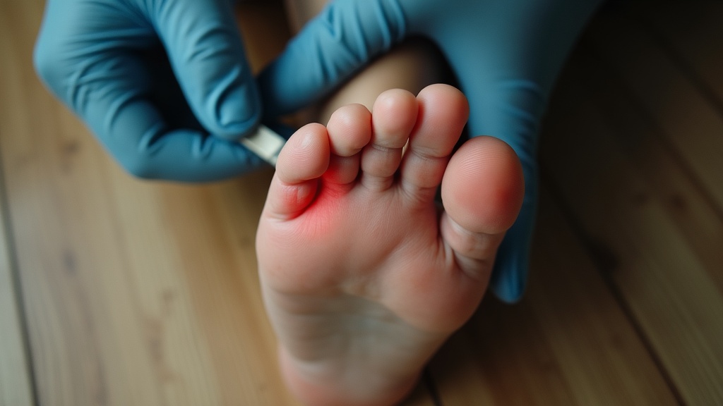 Zona del metatarso afectada por el neuroma de Morton