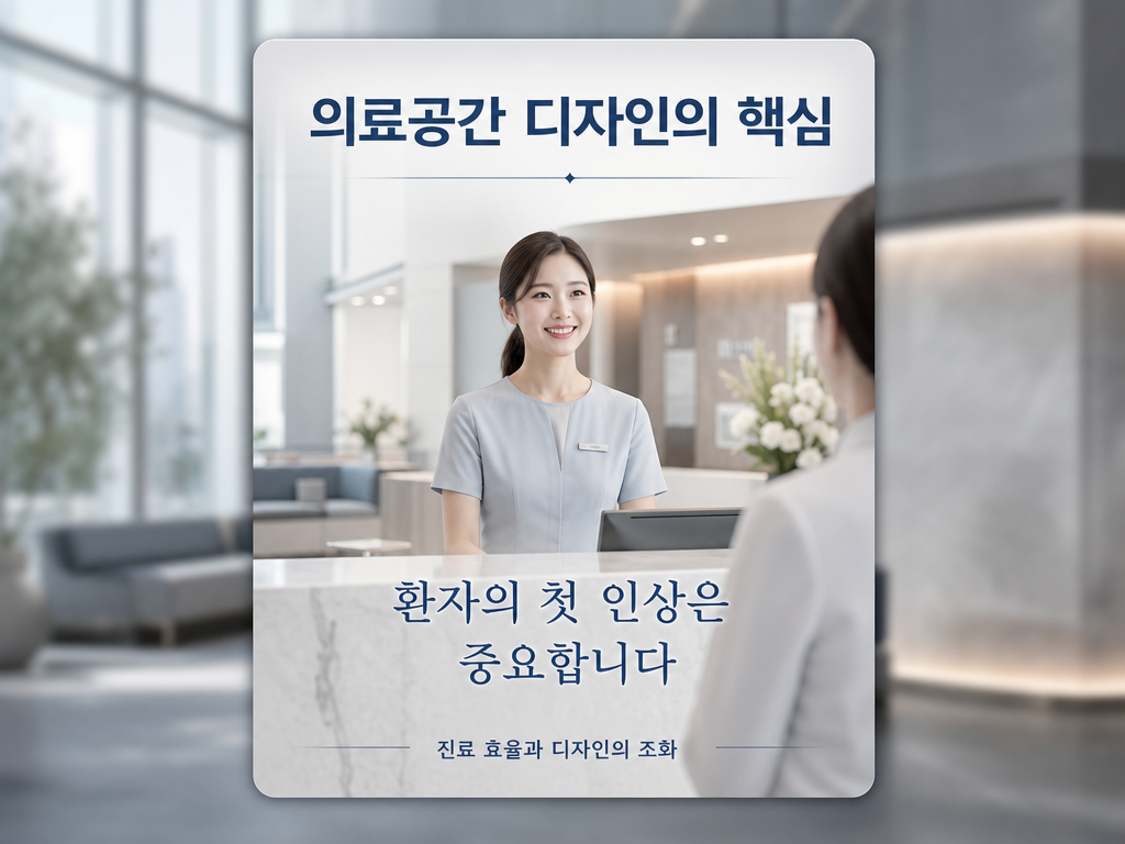 병원 인테리어 바꾸고 환자 동선까지 달라진 결과