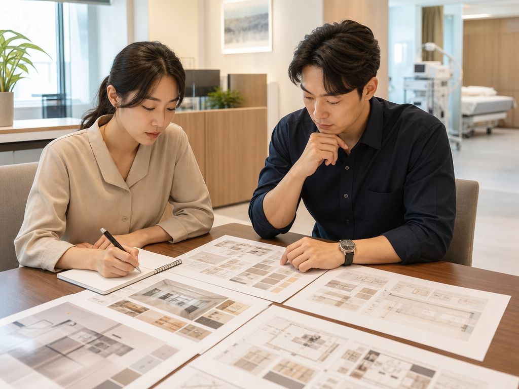 병원 인테리어 비용, 같은 평수에서 견적이 큰 차이를