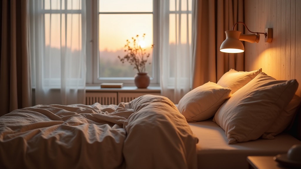 Minimalist Scandinavian bedroom designed for better sleep