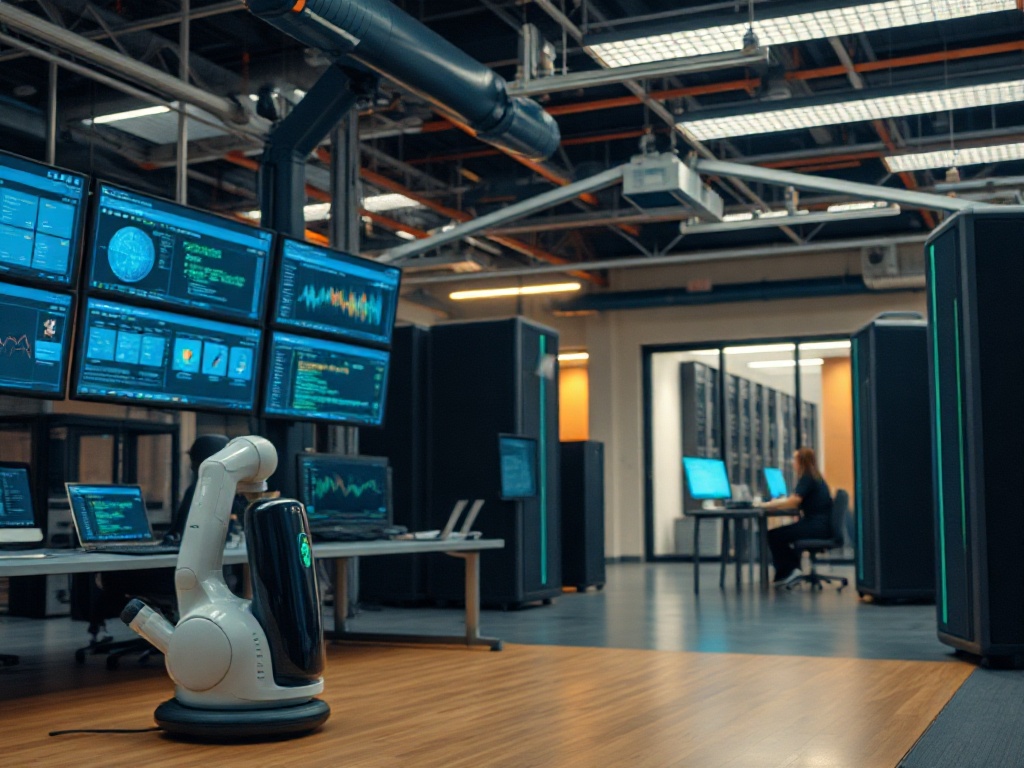 Illustration of AI prompts influencing business decision-making and data analysis in AI stack for business
