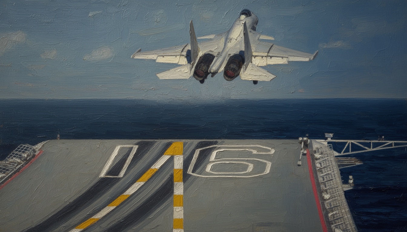 China's Fighters Show Capability on Older Aircraft Carriers
