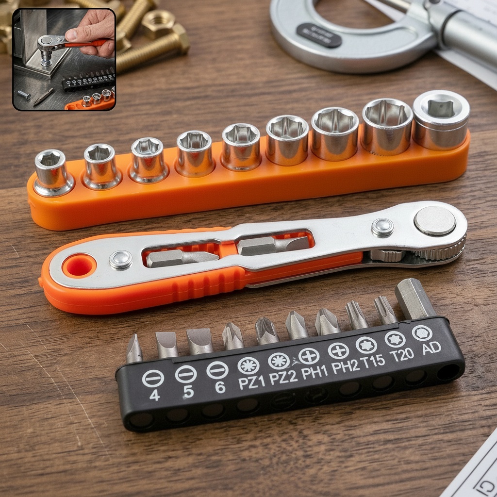 ProBit Mini Ratchet Wrench & Screwdriver Bit Set photo 1