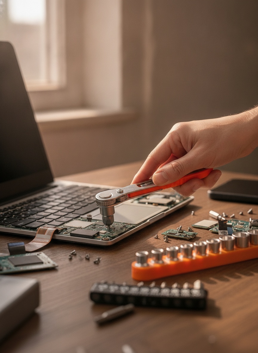 Customer using ProBit for electronics repair