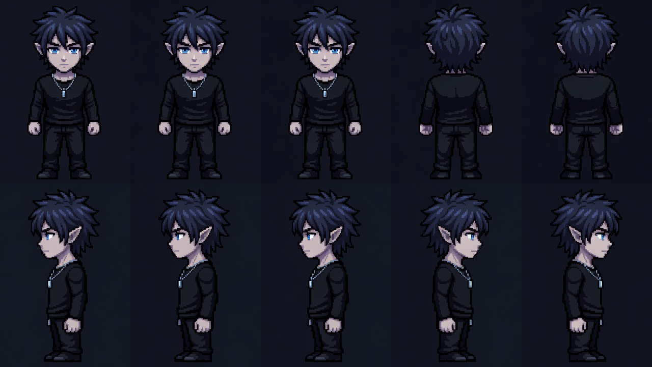 Destoria - Idle Sprite Sheet (2 / 2)