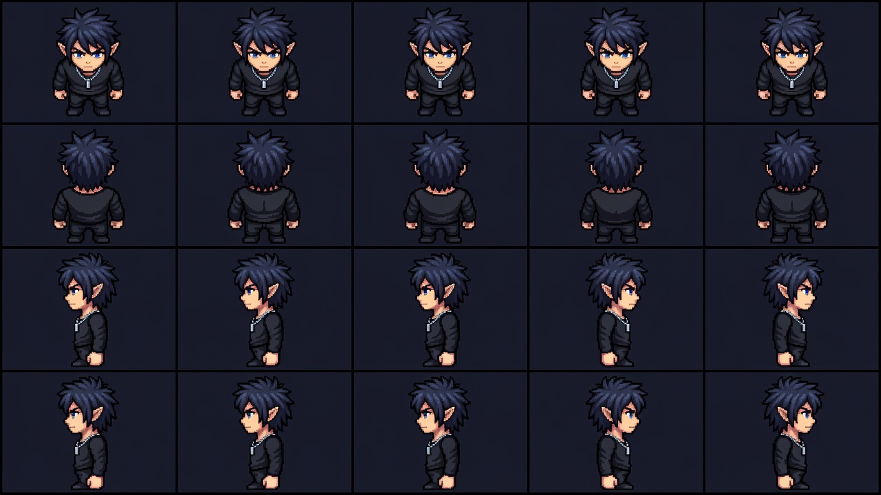 Destoria - Idle Sprite Sheet (1 / 2)