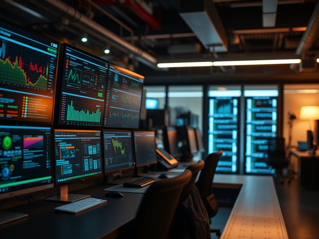 AI-powered market demand analysis illustration for business insights and data scraping techniques
