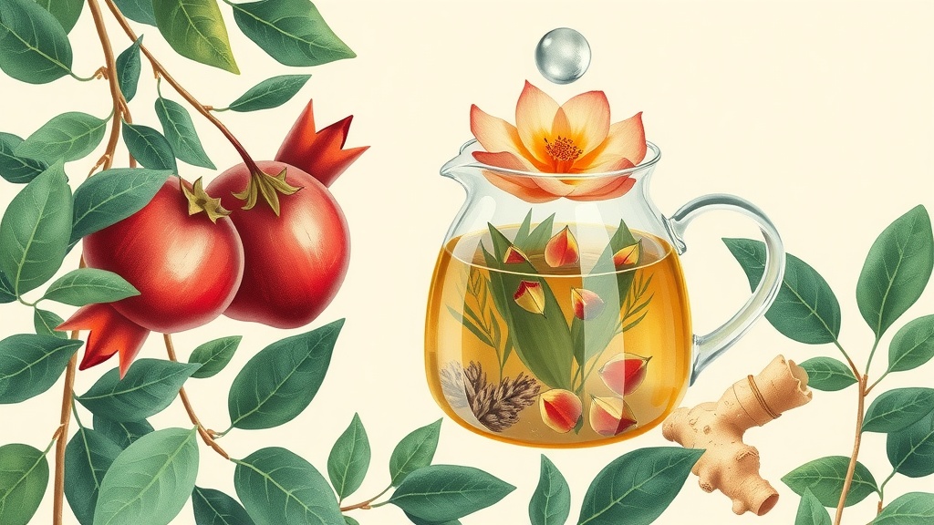 Infusão de Romã e Gengibre: Receita Passo a Passo
