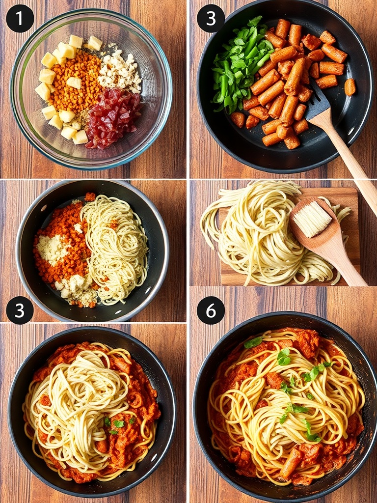bolognaise preparation