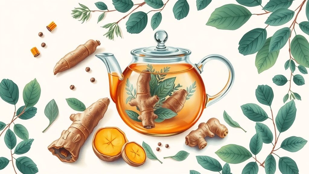 Infusão de Cúrcuma e Gengibre: Receita Passo a Passo