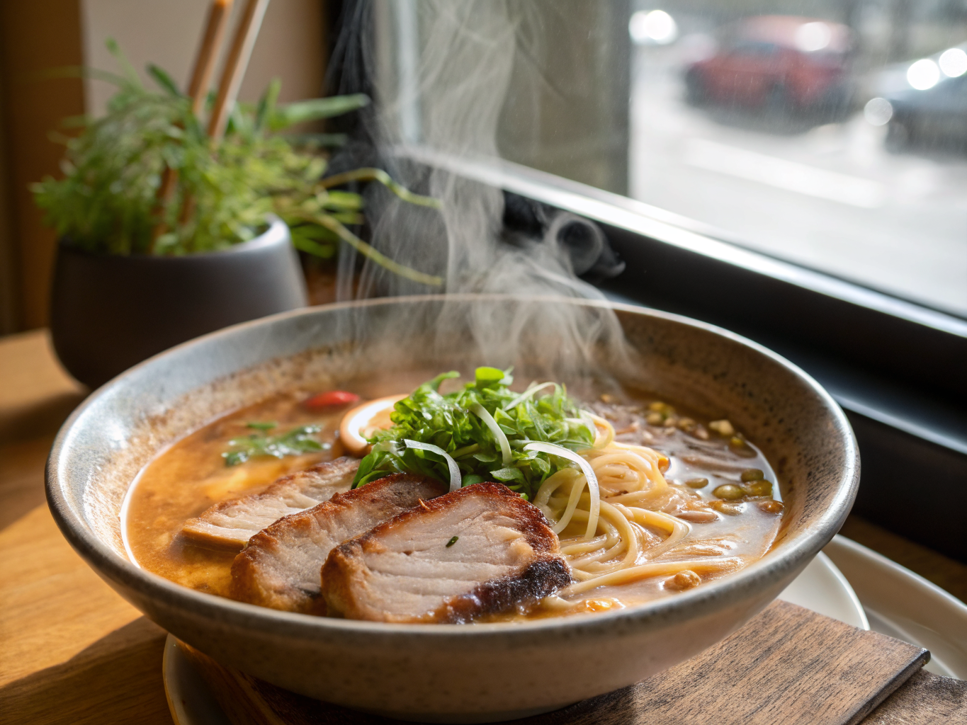 Spicy Miso Ramen with Chashu Pork