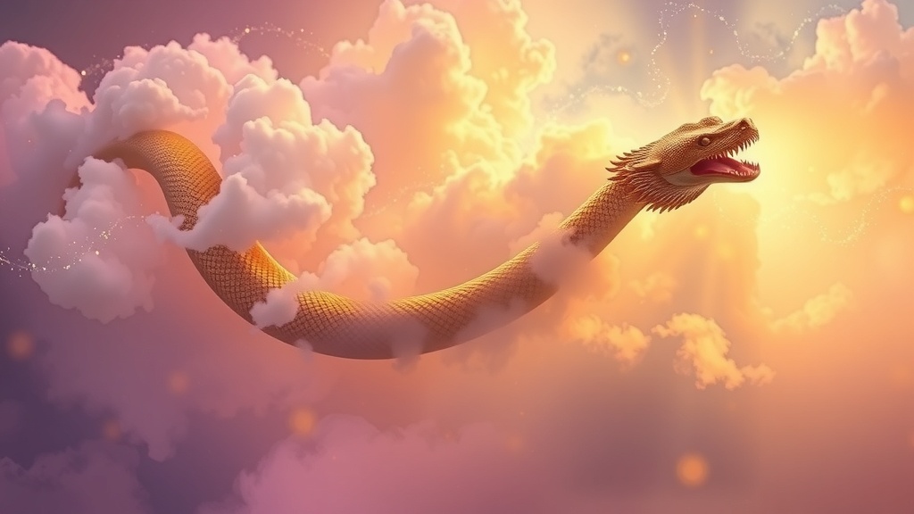 Sonhar com Cobra Dourada Voando: Mensagem Divina