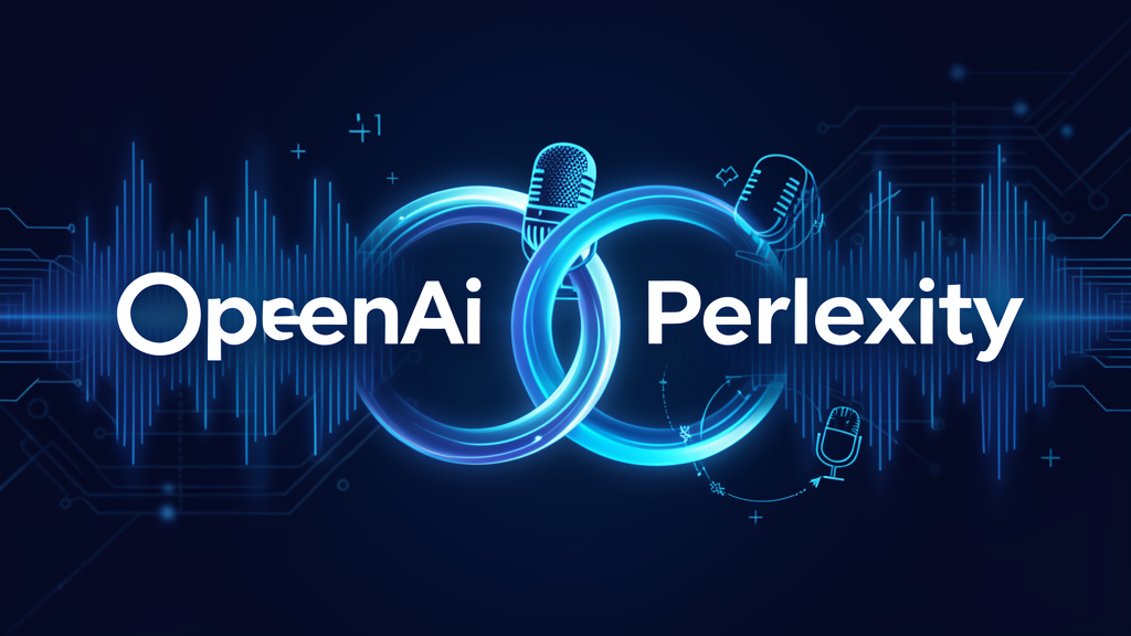 OpenAI와 Perplexity 협력 상징 이미지