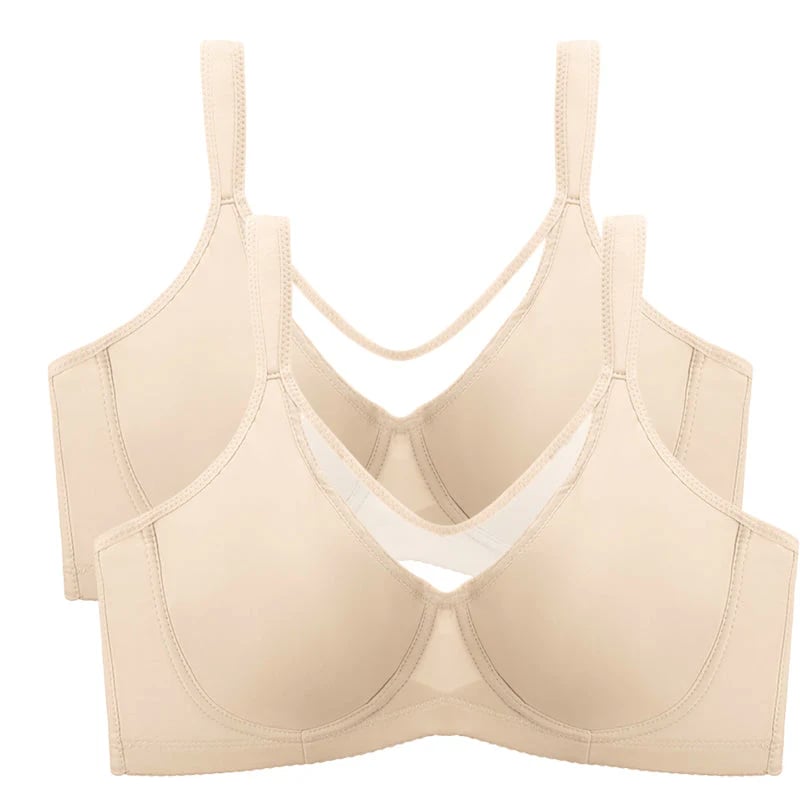Comfortable wide straps that don't dig into shoulders