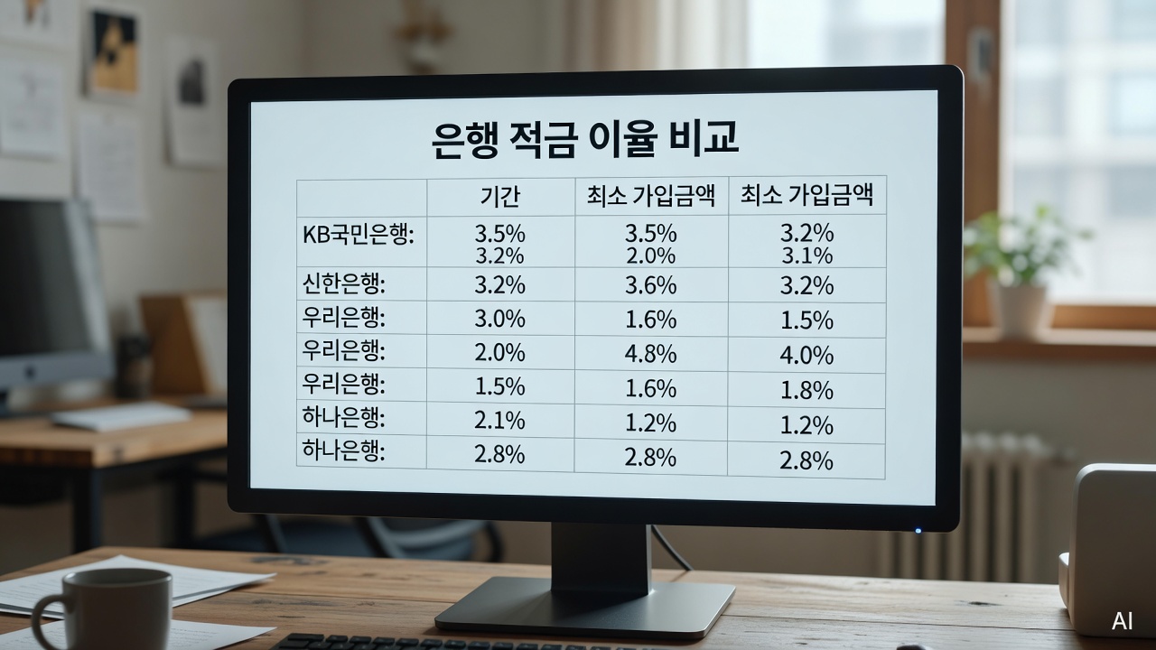 2026 우리은행 정기예금 금리, 타은행과 비교하면?